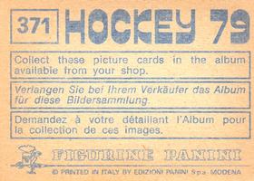 1979 Panini Hockey Stickers #371 Sergio Estrada / Josian Lizarraga Back