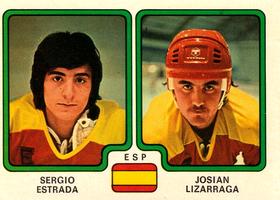 1979 Panini Hockey Stickers #371 Sergio Estrada / Josian Lizarraga Front