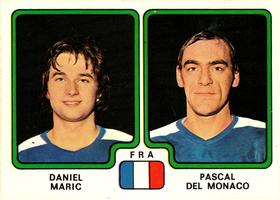 1979 Panini Hockey Stickers #379 Daniel Maric / Pascal Del Monaco Front