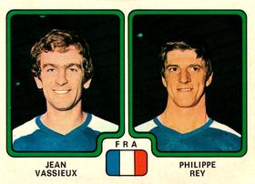 1979 Panini Hockey Stickers #382 Jean Vassieux / Philippe Rey Front
