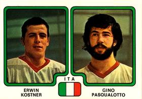 1979 Panini Hockey Stickers #388 Erwin Kostner / Gino Pasqualotto Front