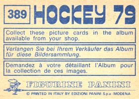 1979 Panini Hockey Stickers #389 Renato Lacedelli / Fabio Polloni Back