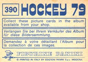 1979 Panini Hockey Stickers #390 Adolf Insam / Renato De-Toni Back