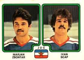 1979 Panini Hockey Stickers #395 Marjan Zbontar / Ivan Scap Front