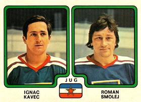 1979 Panini Hockey Stickers #397 Ignac Kavec / Roman Smolej Front