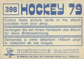 1979 Panini Hockey Stickers #398 Edo Hafner / Tomaz Lepsa Back