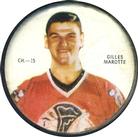 1968-69 Shirriff Coins #CH-15 Gilles Marotte Front