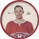 1968-69 Shirriff Coins #MTL-3 Ted Harris Front