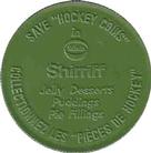1968-69 Shirriff Coins #OAK-5b Carol Vadnais Back