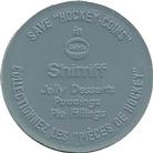 1968-69 Shirriff Coins #PIT-3 Val Fonteyne Back