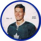 1968-69 Shirriff Coins #TOR-17 Mike Byers Front