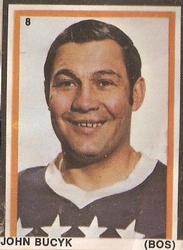 1970-71 Eddie Sargent / Finast NHL Players Stickers #8 John Bucyk Front