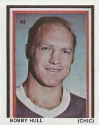 1970-71 Eddie Sargent / Finast NHL Players Stickers #43 Bobby Hull Front