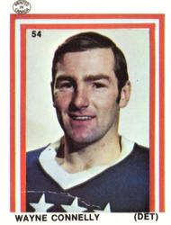 1970-71 Eddie Sargent / Finast NHL Players Stickers #54 Wayne Connelly Front