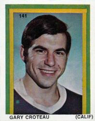 1970-71 Eddie Sargent / Finast NHL Players Stickers #141 Gary Croteau Front