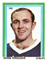 1970-71 Eddie Sargent / Finast NHL Players Stickers #142 Norm Ferguson Front