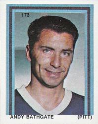 1970-71 Eddie Sargent / Finast NHL Players Stickers #173 Andy Bathgate Front