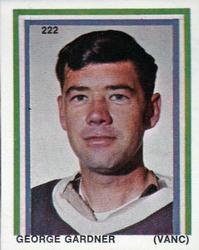 1970-71 Eddie Sargent / Finast NHL Players Stickers #222 George Gardner Front