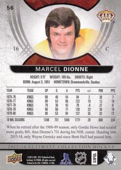 2013-14 Upper Deck Ultimate Collection #56 Marcel Dionne Back