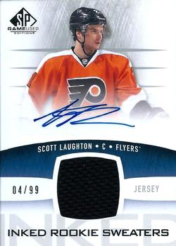2013-14 SP Game Used - Inked Rookie Sweaters #IRS-SL Scott Laughton Front