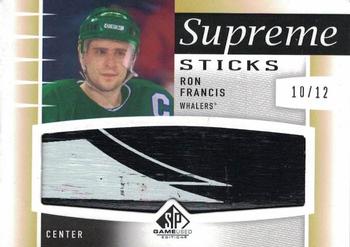 2013-14 SP Game Used - Supreme Sticks #SS-RF Ron Francis Front