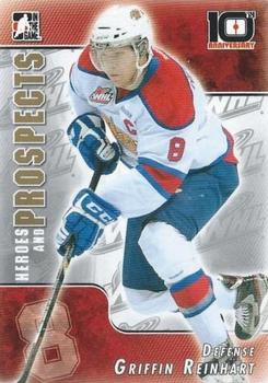 2013-14 In The Game Heroes and Prospects - Tenth Anniversary Tribute #T-10 Griffin Reinhart Front