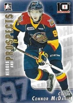 2013-14 In The Game Heroes and Prospects - Tenth Anniversary Tribute #T-12 Connor McDavid Front