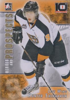 2013-14 In The Game Heroes and Prospects - Tenth Anniversary Tribute #T-24 Hunter Shinkaruk Front