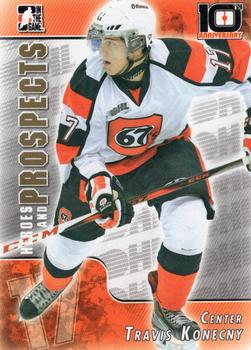2013-14 In The Game Heroes and Prospects - Tenth Anniversary Tribute #T-31 Travis Konecny Front