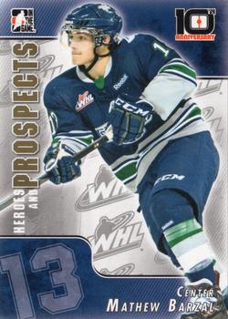 2013-14 In The Game Heroes and Prospects - Tenth Anniversary Tribute #T-40 Mathew Barzal Front