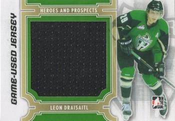 2013-14 In The Game Heroes and Prospects - Game-Used Jersey Black #M-07 Leon Draisaitl Front