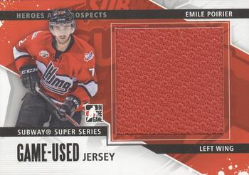 2013-14 In The Game Heroes and Prospects - Subway Series Jersey #SSM-07 Emile Poirier Front