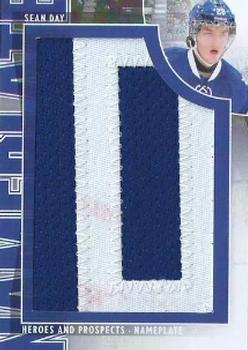 2013-14 In The Game Heroes and Prospects - Nameplates #NP-236 Sean Day Front