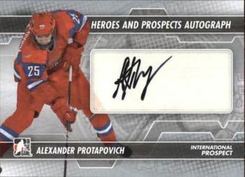 2013-14 In The Game Heroes and Prospects - Autographs #A-APR Alexander Protapovich Front