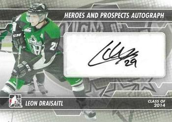 2013-14 In The Game Heroes and Prospects - Autographs #A-LD Leon Draisaitl Front