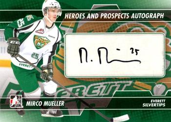 2013-14 In The Game Heroes and Prospects - Autographs #A-MMU Mirco Mueller Front