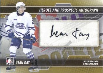 2013-14 In The Game Heroes and Prospects - Autographs #A-SD Sean Day Front