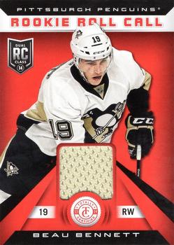 2013-14 Panini Totally Certified - Rookie Roll Call Red Jersey #RR-BB Beau Bennett Front