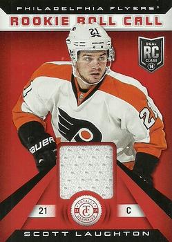 2013-14 Panini Totally Certified - Rookie Roll Call Red Jersey #RR-SL Scott Laughton Front