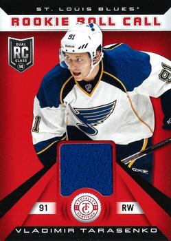 2013-14 Panini Totally Certified - Rookie Roll Call Red Jersey #RR-VT Vladimir Tarasenko Front