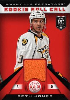2013-14 Panini Totally Certified - Rookie Roll Call Red Jersey #RR-SJ Seth Jones Front