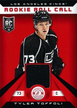 2013-14 Panini Totally Certified - Rookie Roll Call Red Jersey #RR-TT Tyler Toffoli Front