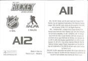 2013-14 Panini Stickers - Team Logos #A11 / A12 New Jersey Devils / New York Islanders Back