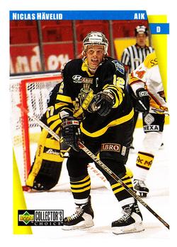 1997-98 Collector's Choice Swedish #6 Niclas Hävelid Front