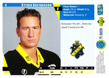 1997-98 Collector's Choice Swedish #8 Stefan Gustavsson Back