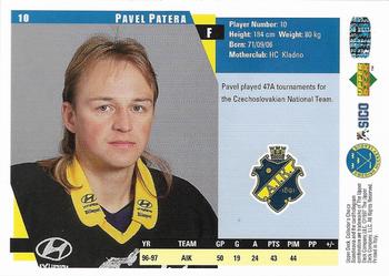 1997-98 Collector's Choice Swedish #10 Pavel Patera Back