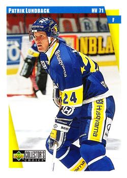 1997-98 Collector's Choice Swedish #95 Patrik Lundback Front