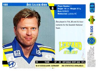 1997-98 Collector's Choice Swedish #100 Åke Lilljebjörn Back