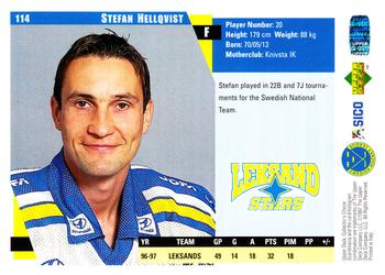 1997-98 Collector's Choice Swedish #114 Stefan Hellkvist Back