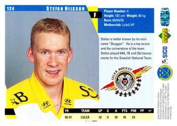 1997-98 Collector's Choice Swedish #124 Stefan Nilsson Back